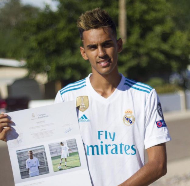 “A scout from FC Bayern Munich saw me playing and was interested in my skills”